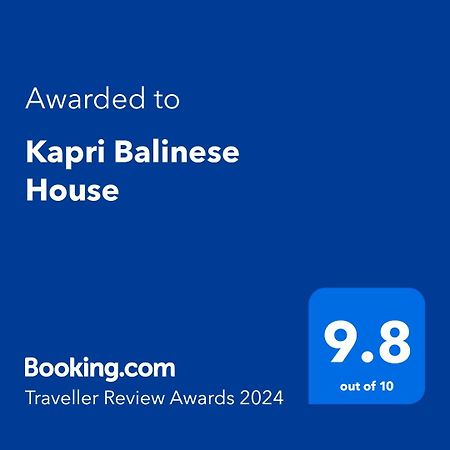 Kapri Balinese House Leilighet Ubud Eksteriør bilde